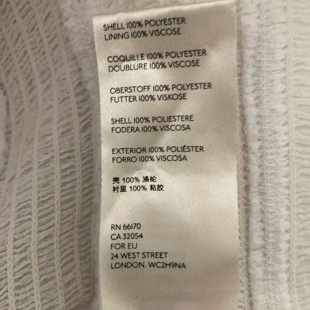 Free People Solid Lolita Blouse in White Size M